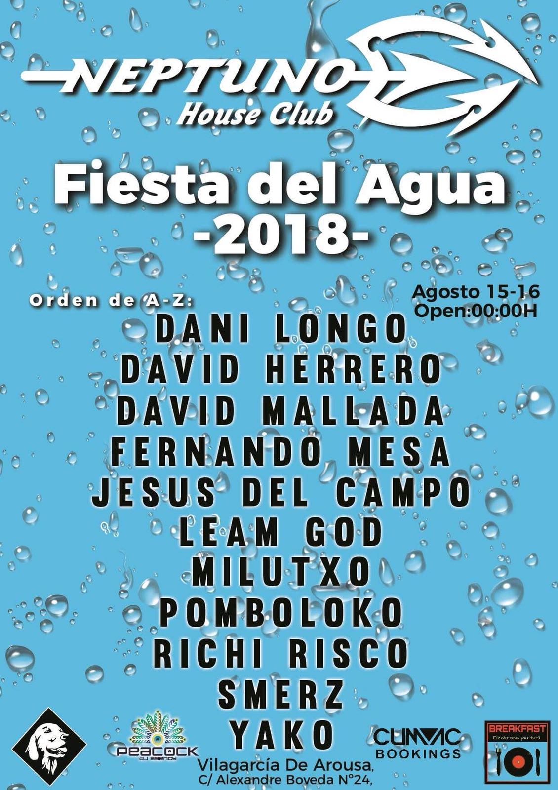fiesta del agua 2018 jesus del campo