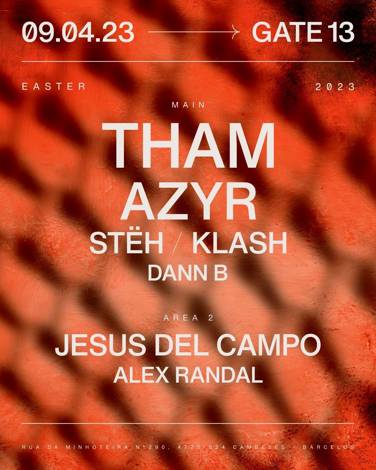 flyer Gate 13 09 abr 2023 Jesus del Campo