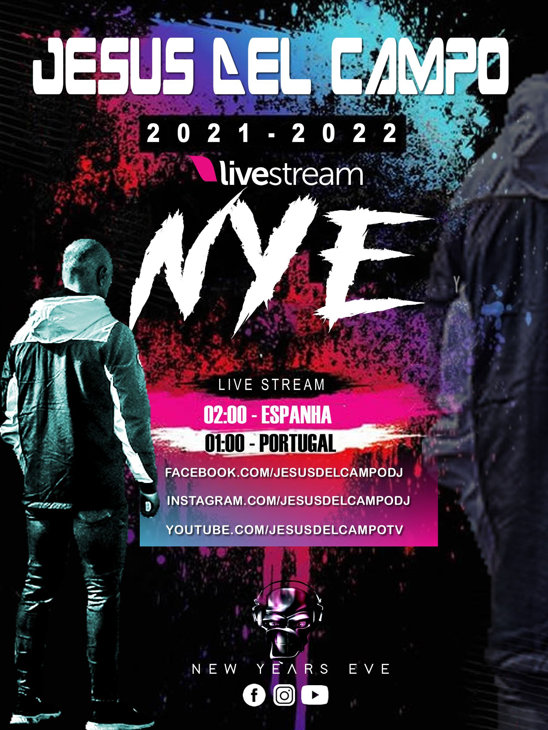 flyer Live Stream 2021 - 2022 jesus del campo