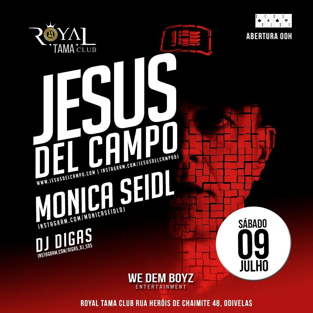 flyer Royal Tama Club 09 jul 2022 completo jesus del campo