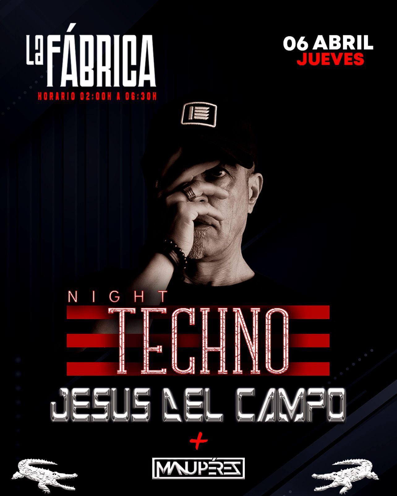 Flyer La Fabrica puenteareas 06 abr 2023 Jesus del Campo