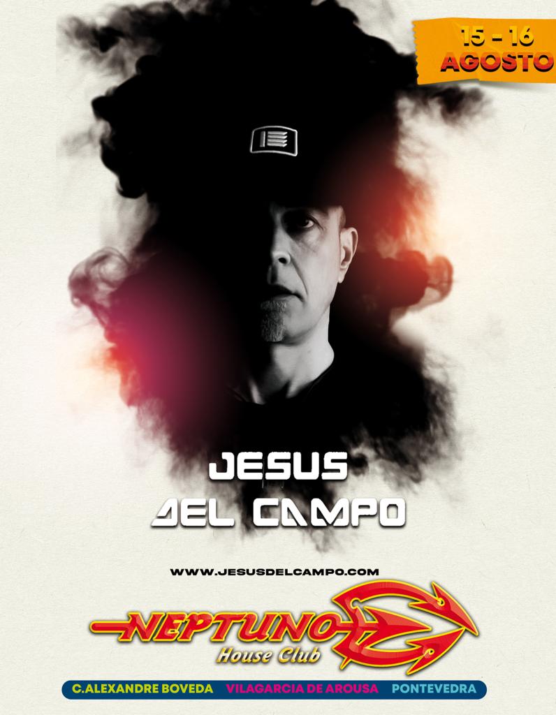 flyer Fiesta del Agua Neptuno 15 ago 2023 foto jesus del campo