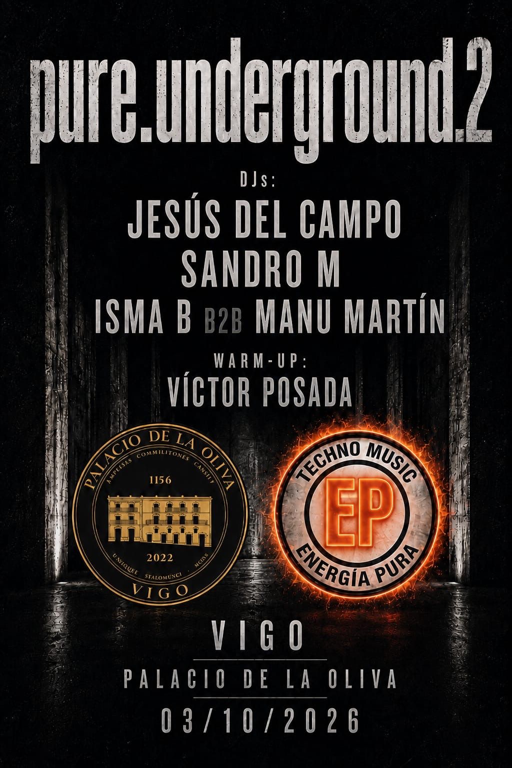 flyer Palacio de la Oliva (03 oct 2026) Jesús del Campo